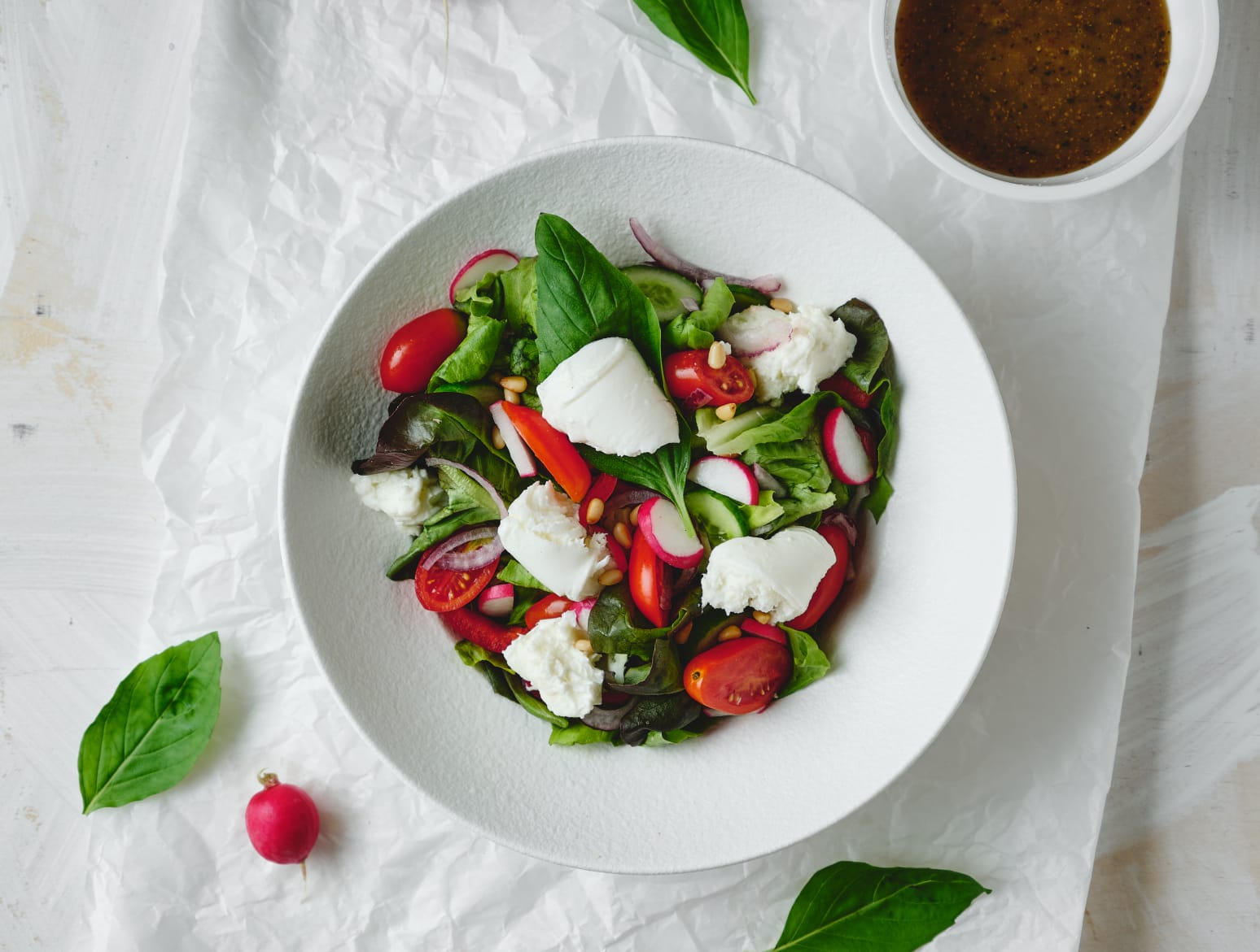 סלט שוק קפרזה