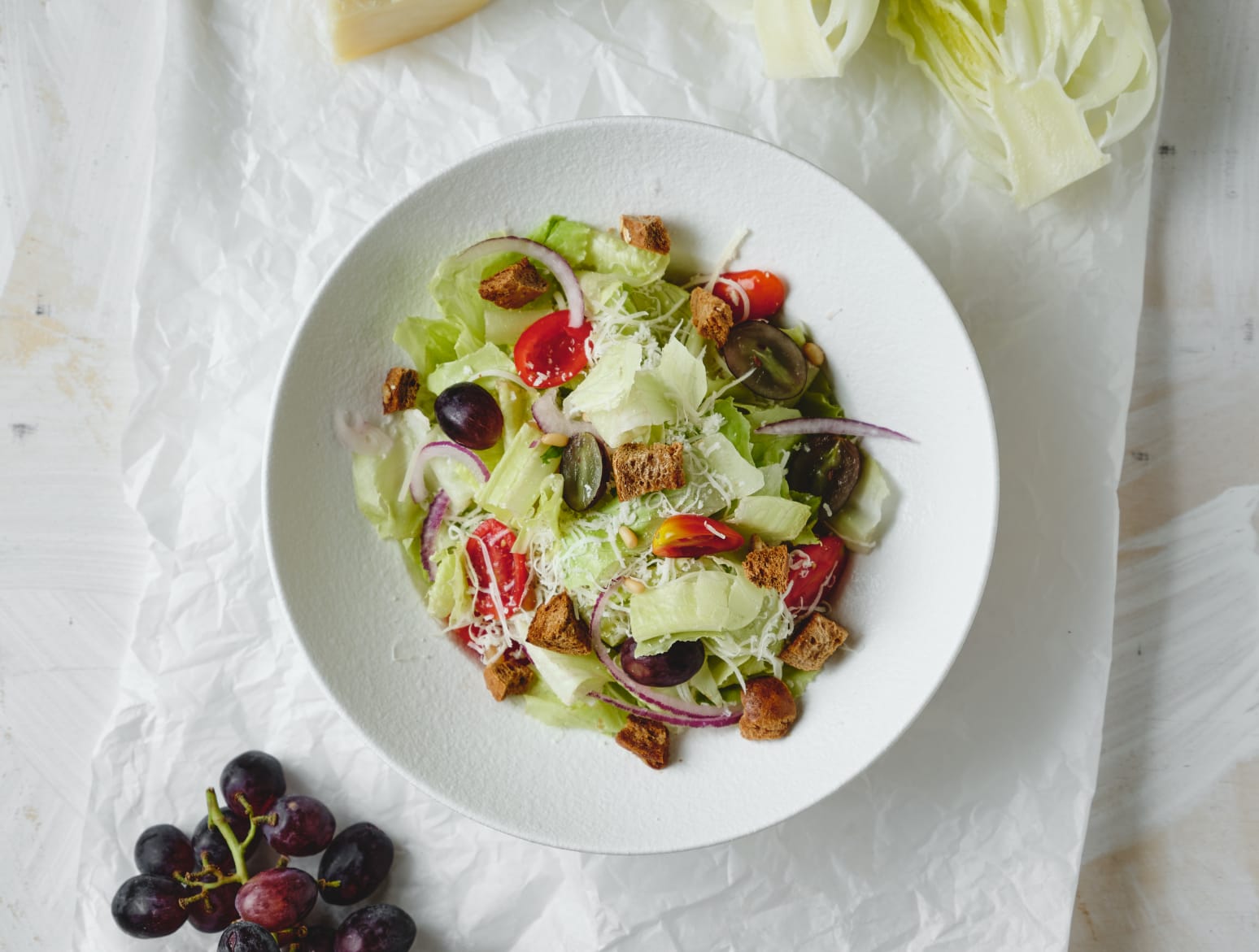 סלט קיסר ענבים